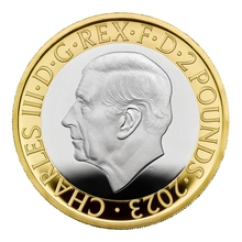 2023 - Edward Jenner - Moneta d'argento £2 Proof confezionata