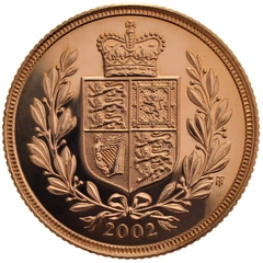 2002 Sterlina d'Oro con Stemma
