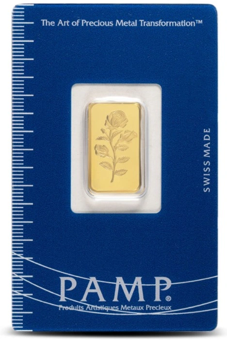 PAMP Rosa Lingottino d'Oro 2.5 Grammi