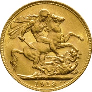 1913 Sterlina d'Oro Giorgio V - M