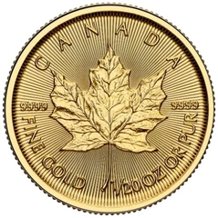 2025 Moneta d'Oro Maple Canadese 1/20 oz