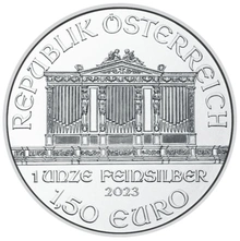 2023 Philharmonic Austriaca d'argento 1oz