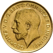 1925 Mezza Sterlina - Giorgio V - SA