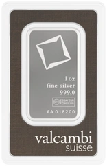 Valcambi Lingottino d'Argento da 1oz