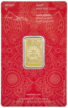 Lakshmi' Lingottino d'Oro 5 Grammi