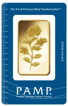 Lingotto d'Oro Pamp Rosa 50 grammi