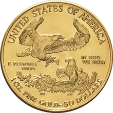 1998 Eagle Americana d'Oro 1oz