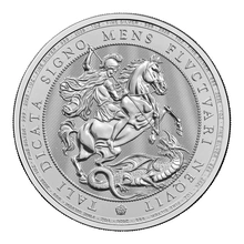 2026 Moneta d'Argento da 1 oz San Giorgio e il Drago