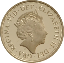 2015 Proof Sterlina d'Oro - Quinto Ritratto - Cofanetto