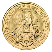 Grifone di Edoardo III d'Oro 1oz - Queens Beast