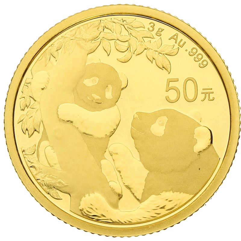 2021 3g Gold Chinese Panda Coin