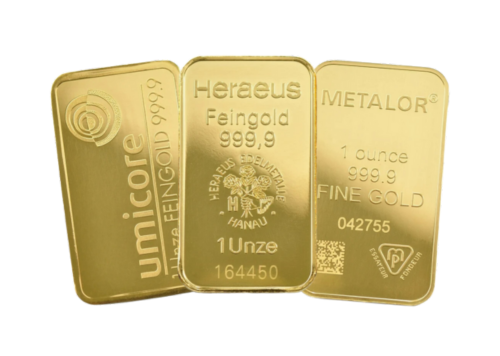 Pre-Owned 1oz Gold Bars